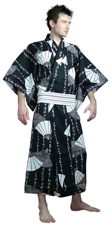 japanese pure cotton  yukata for man directly from Japan