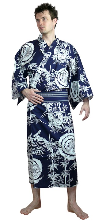 japanese modern man's kimono