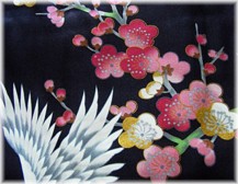 silk kimono fabric