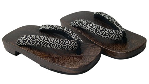 japanese traditional man's wooden sandals GETA