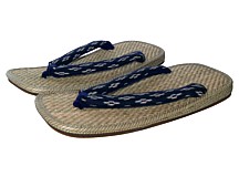 Japanese traditional man straw shoes