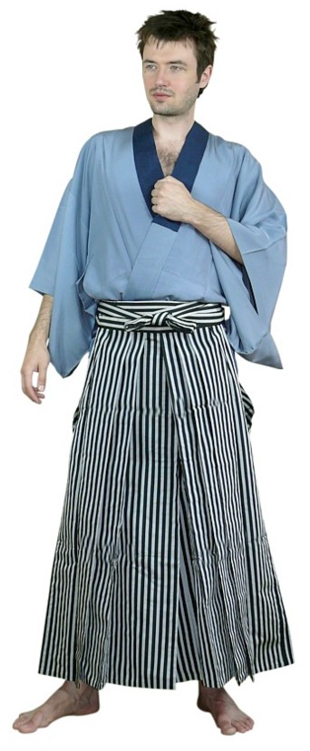 Japanese traditional silk hakama. Japanese cloth for martial arts ...