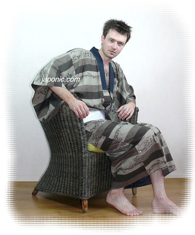 traditional japanese man's kimono