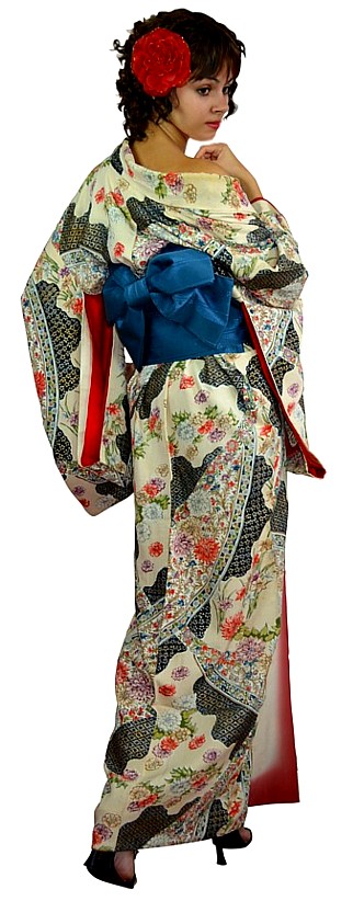 japanese silk kimono antique