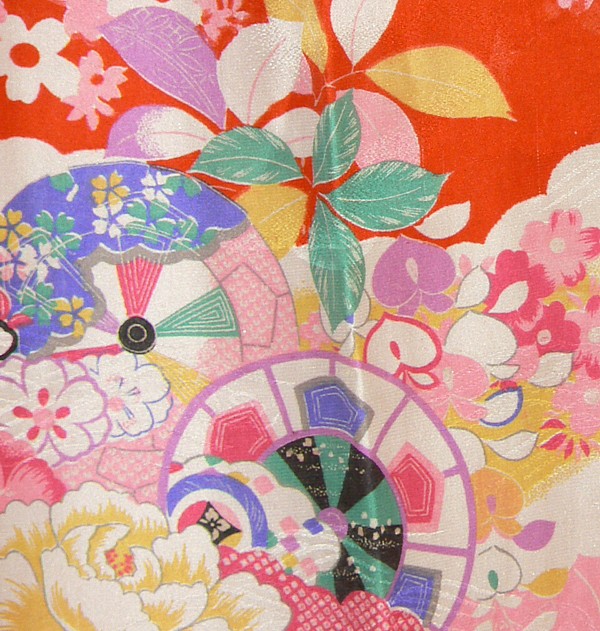 japanese traditioanl kimono fabric pattern